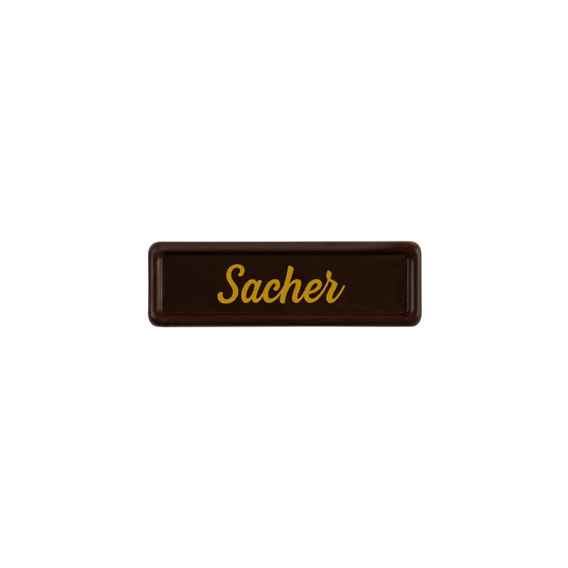 02450 - SACHER tmavý 3,8x1,2cm 300ks