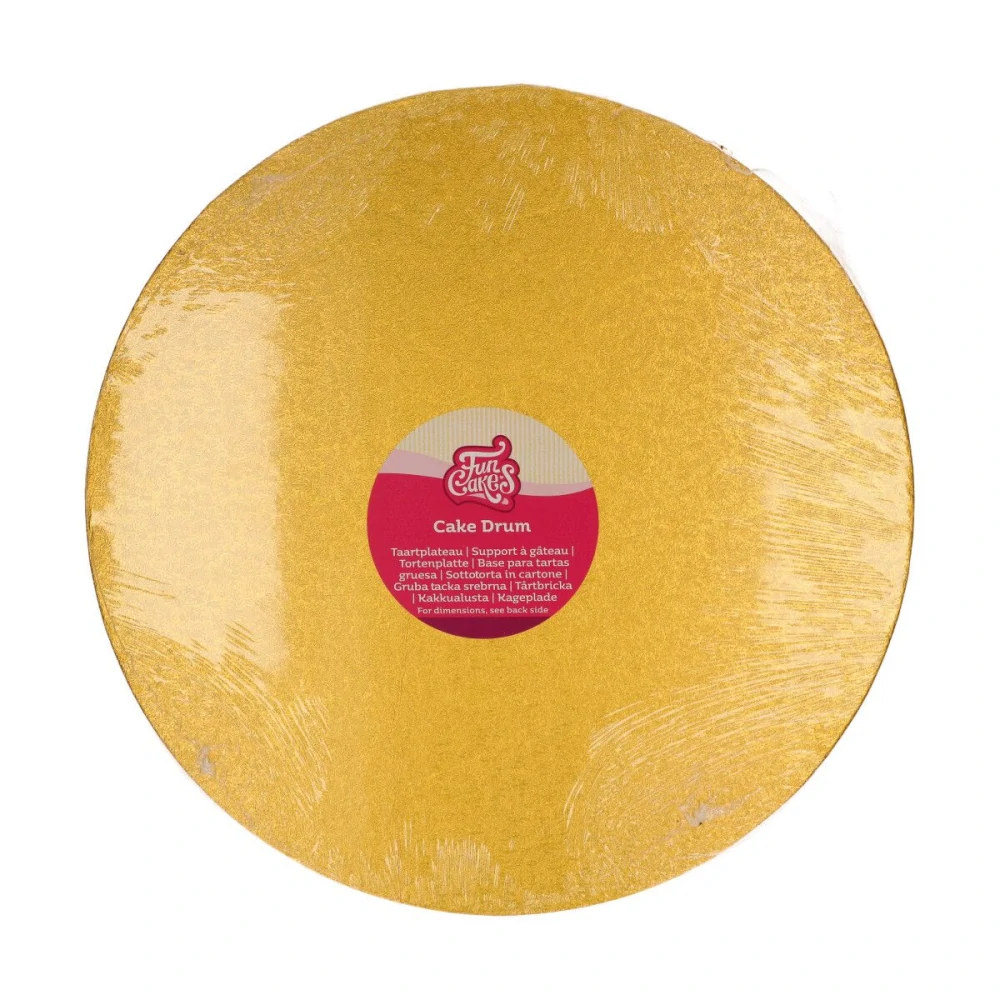 30404 - Podnos hrubý zlatý 30cm 1bal./5ks