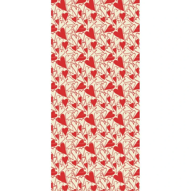 46676 - Čokotransfer červené srdcia 30ks