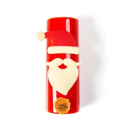 15447 - Pečať Merry Christmas žltá 3,8cm 120ks