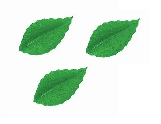 18334 - Lístok zelený (400ks v balení)