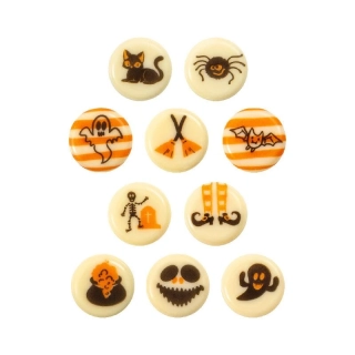 91135 - Halloween kruh 2cm 300ks