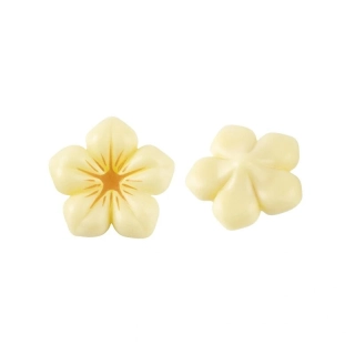 54113 - Kvet biely 3D 2,8cm 160ks
