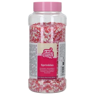 54180 - Mini srdiečka červeno-ružovo-biele 550g