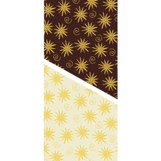 46008 - Čokotransfer zlaté hviezdy 30x40cm 30ks