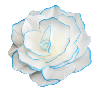 18377 - Ruža pastella - jemne modrá 12,5cm 